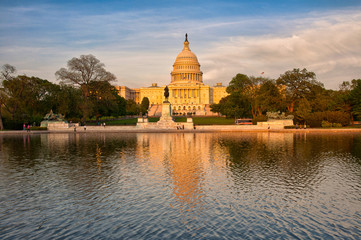 Sunset at the US Capitol