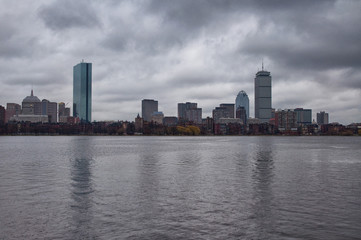 Fototapeta na wymiar Stormy Boston