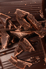 Chocolate with caramel