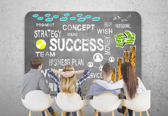 Business presentation concept