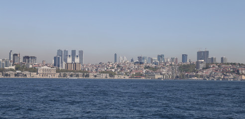 Besiktas district in Istanbul city