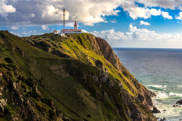 Fototapeta na wymiar The lighthouse in Cabo da Roca in Sintra in a beautiful spring day, Portugal