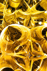 Hintergrund Videospiel 3D Rendering gold