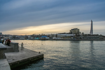 Sea Bay of Sevastopol.