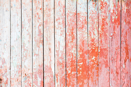 Vintage red wooden texture or background © Demetrio