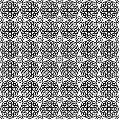 seamless islamic pattern and background vector illustration