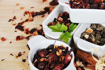Different teas for a nice afternoon