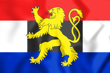 3D Flag of the Benelux. - obrazy, fototapety, plakaty