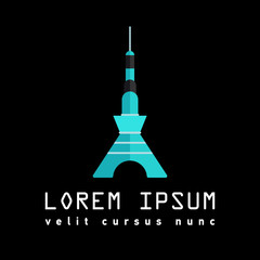 Antenna icon tower radio mast