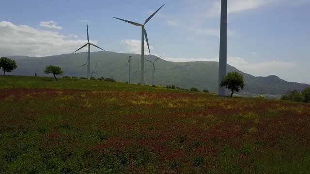 in volo, eolico