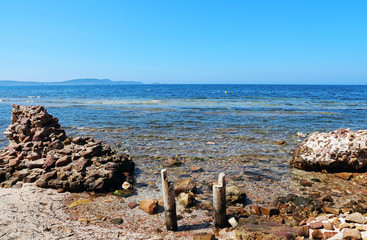 ruins on the French mediterranean coast - Hyères © Jonathan Stutz