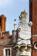 Details of Hampton Court, London, UK