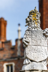 Details of Hampton Court, London, UK