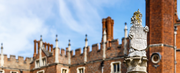 Obraz premium Szczegóły Hampton Court, Londyn, Wielka Brytania