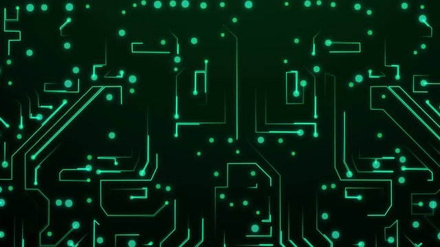 PCB Printed Circuit Board, Electronic Circuit Chip.