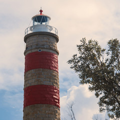 Cape Moreton Lighthouse on the North part of Moreton Island.