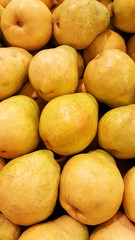 Group of Fresh Pears