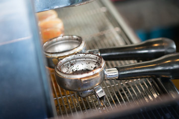 Fototapeta premium portafilter after use