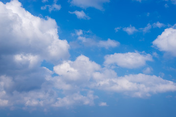 blue sky background with white clouds