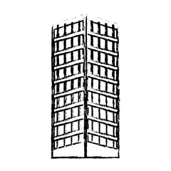 building structure architecture windows design vector illustration