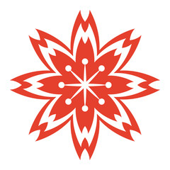 sakura flowers. traditional symbol of spring in japan. vector illustration