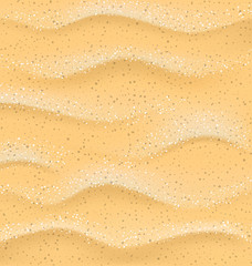 Naklejka premium Realistic Sand Texture. Sandy Background.Summer Pattern