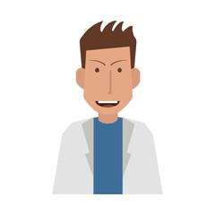 male medical doctor icon image vector illustration design 