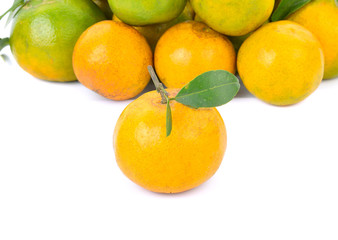 Orange isolated on white