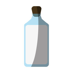 milk glass bottle icon image vector illustration design 