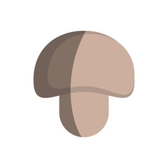 mushroom vegetable icon image vector illustration design 