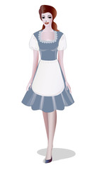 Professional waitress costume