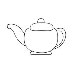 kettle or teapot icon image vector illustration design 