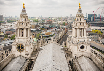 St. Paul's Cathedral over London