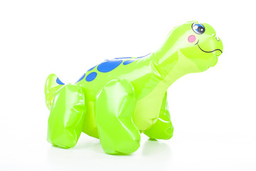 Green dinosaur inflatable floating water toy