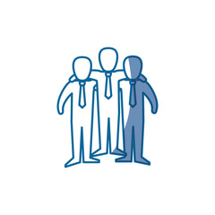 Businessman executive profile icon vector illustration graphic design