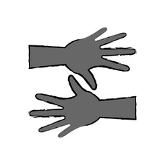 Obraz premium Teamwork abstract symbol icon vector illustration graphic design