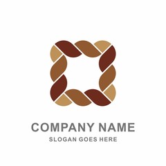 Geometric Square Circle Pattern Morocco Interior Space Motif Decoration Business Company Stock Vector Logo Design Template 