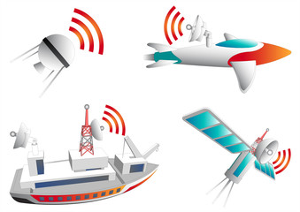 Global Observing System,Vector icons