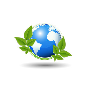 World environment concept, Green ecology and sustainable, Vector illustration