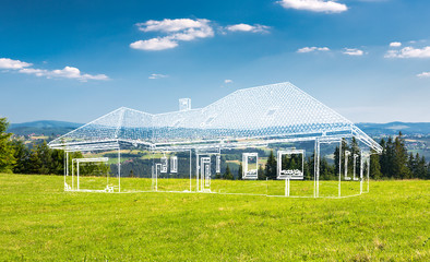 Fototapeta premium Designer house concepts.