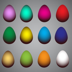 Colored eggs