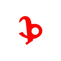 Fototapeta premium letter b logo vector