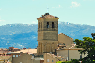 Torre de la Iglesia de El Salvador en Segovia