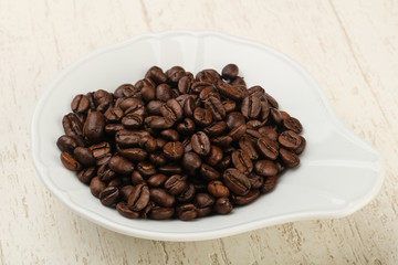 Roasted coffee beans