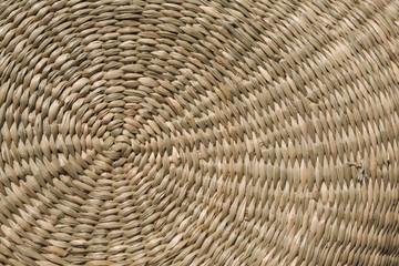 Close up Hand woven basket, background,textured,pattern handmade from Asia,Thailand with fade toned color and shalow dept of field selective focus