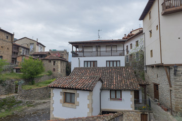 The village of potes in cantabria, spain