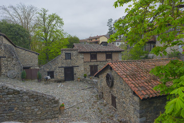 The village of potes in cantabria, spain