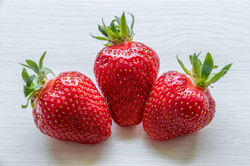 Strawberry on a white background