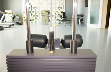 Abstract blur fitness gym background