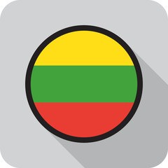 flag, vector flat design.